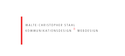 Kommunikationsdesign & Webdesign | Malte-Christopher Stahl